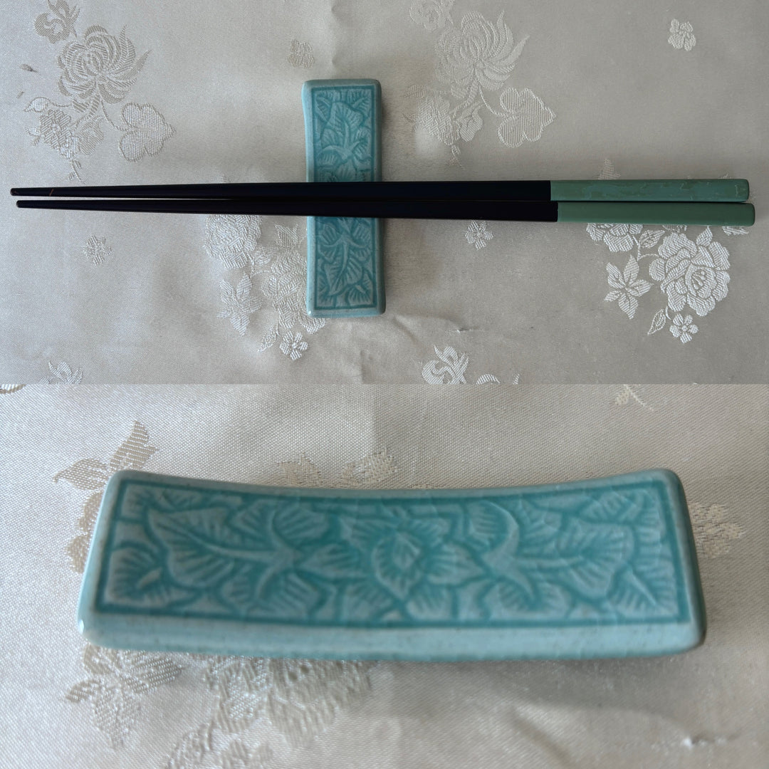 Celadon Spoon and Chopstick Rest2