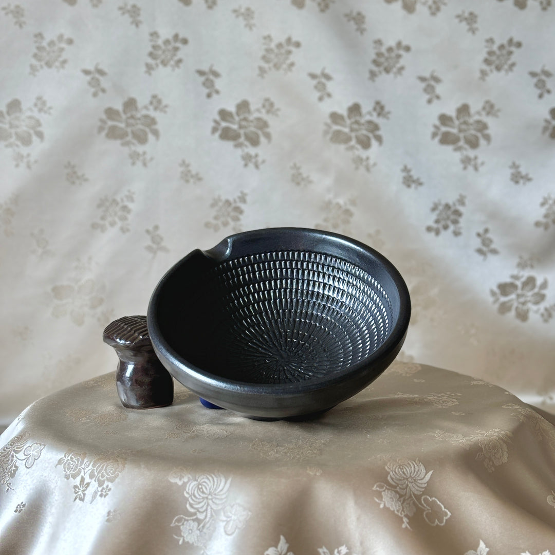 Mini Earthenware (Onggi) Grinding Bowl