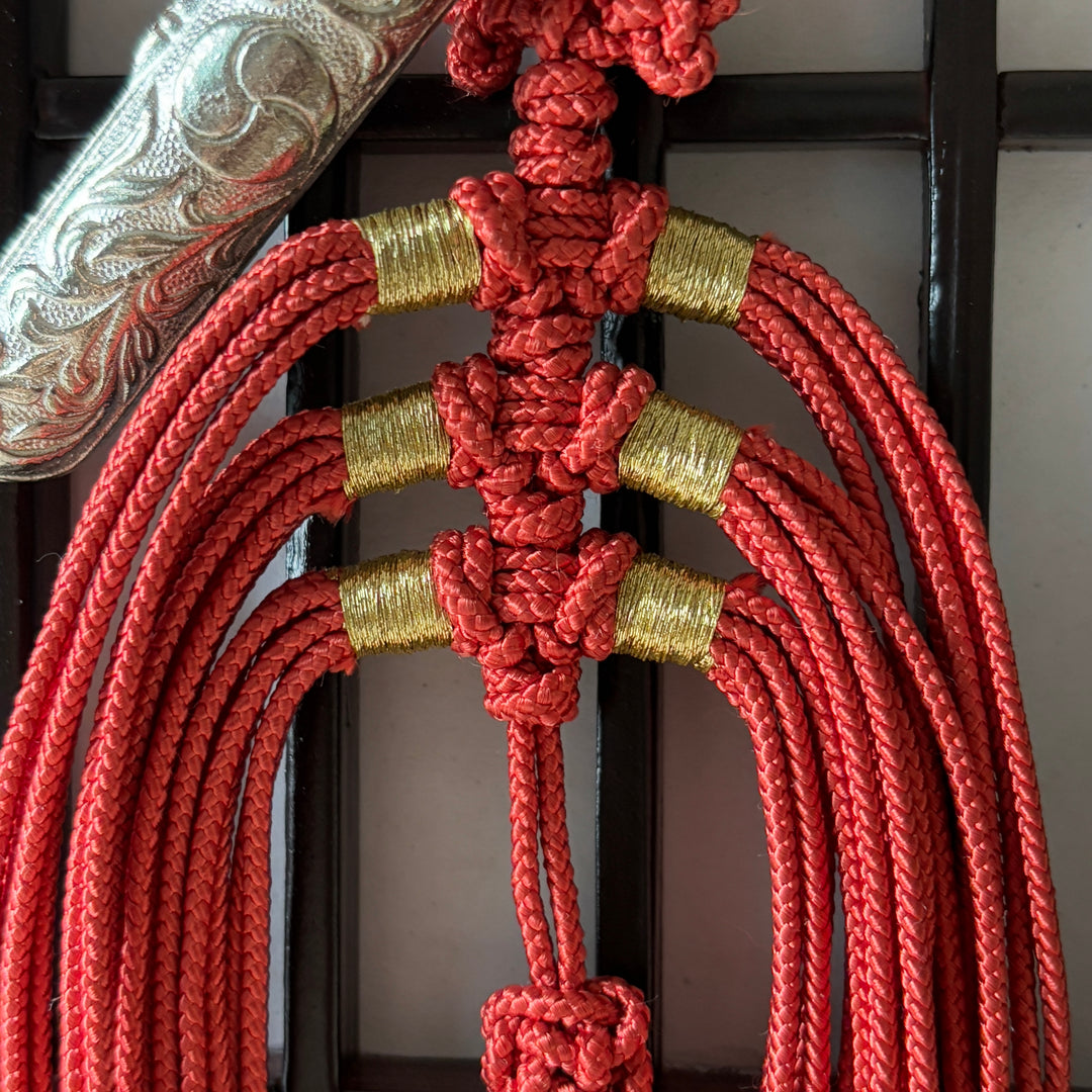 Norigae with Jangdo Ornament and Nakjibal Knot