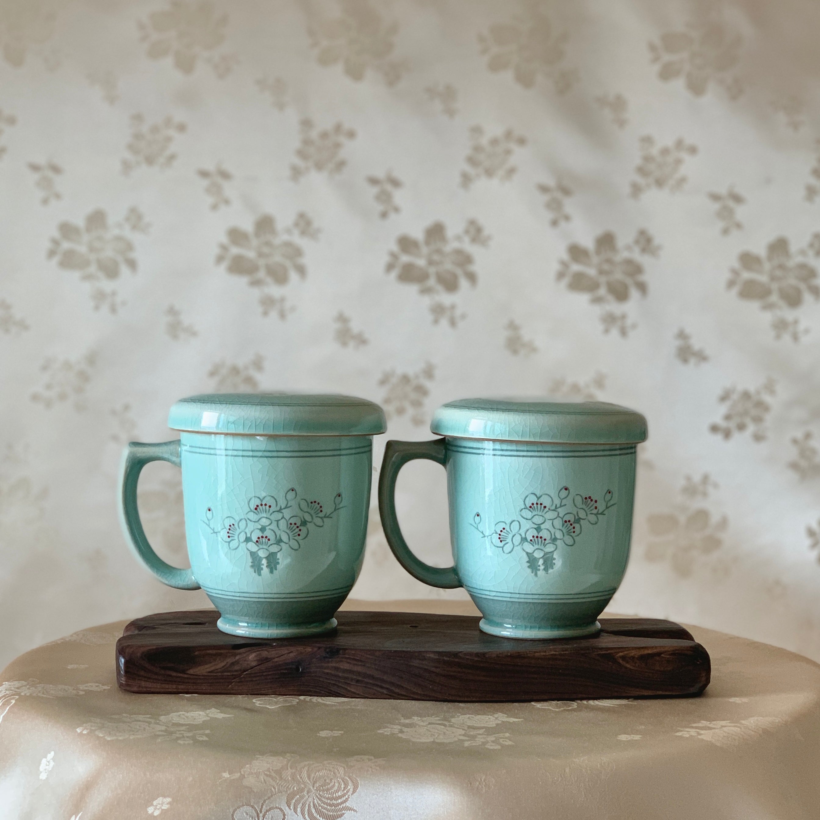 Korean Celadon Tea online Mug Set Of 2