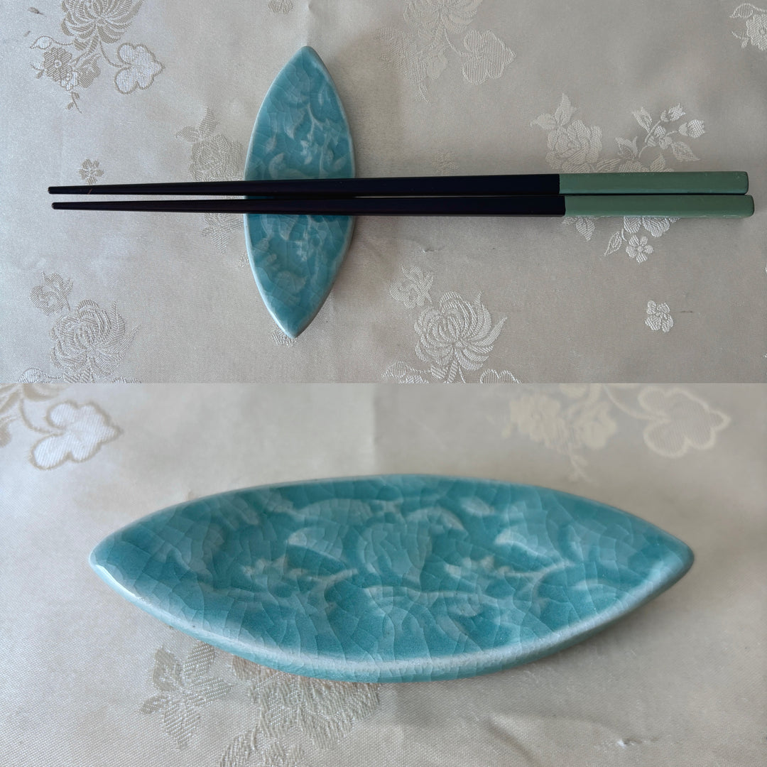 Celadon Spoon and Chopstick Rest2