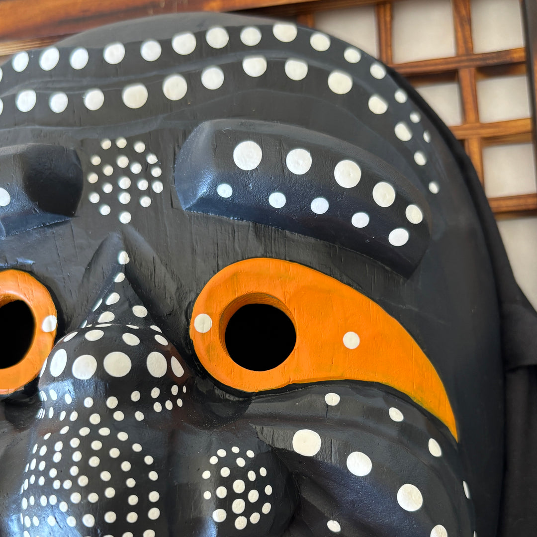 Wooden Old Monk (NoJang) Mask for Wearable Use